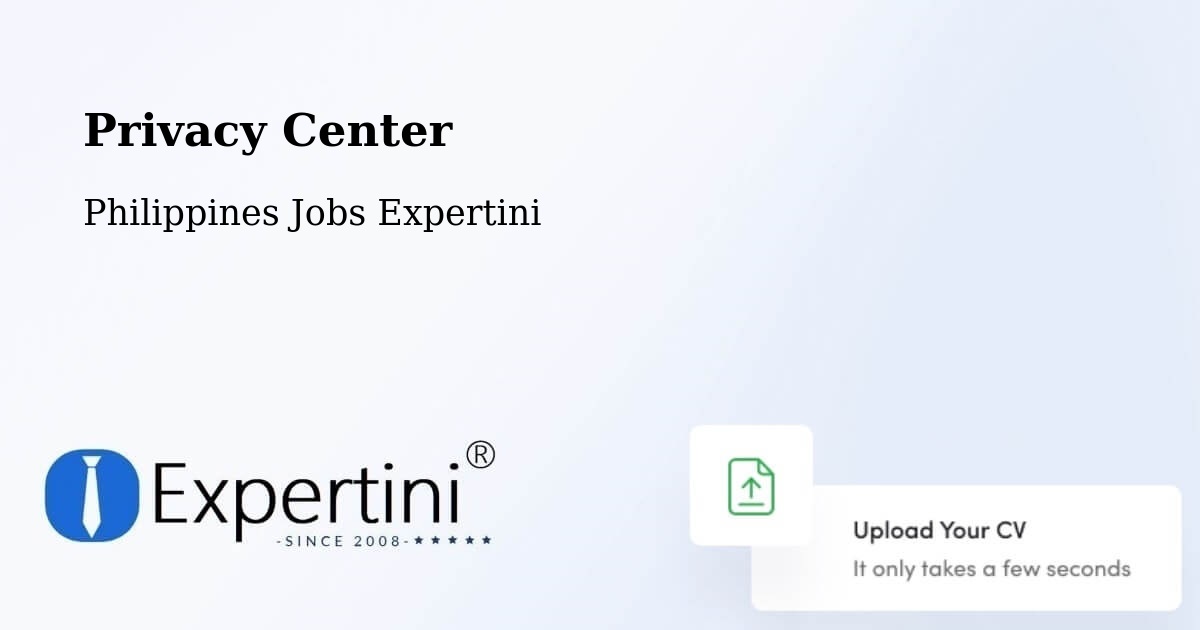 Privacy Center - Philippines Jobs Expertini